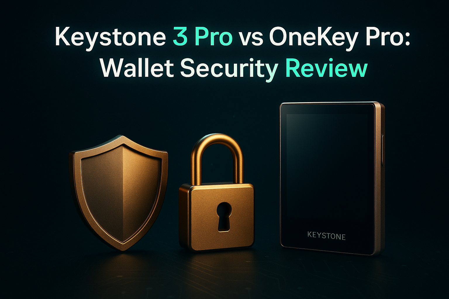 Keystone 3 Pro vs OneKey Pro: Wallet Security Review