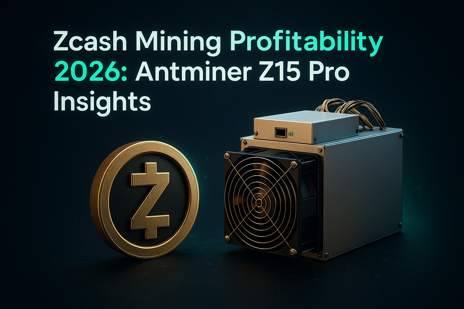 Zcash Mining Profitability 2026: Antminer Z15 Pro Insights