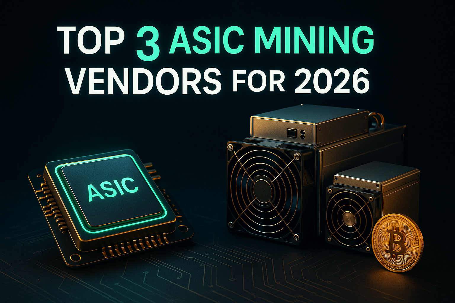 Top 3 ASIC Mining Vendors for 2026