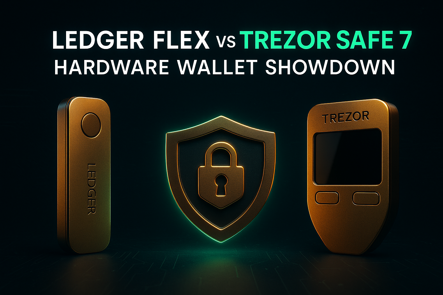 Ledger Flex vs Trezor Safe 7: Hardware Wallet Showdown