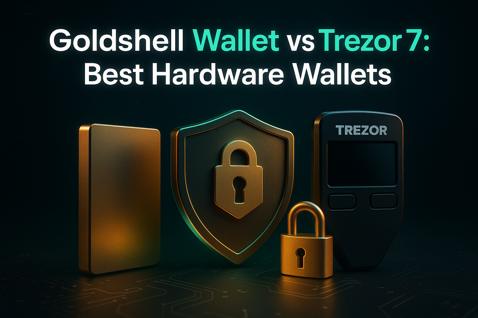 Goldshell Wallet vs Trezor 7: Best Hardware Wallets
