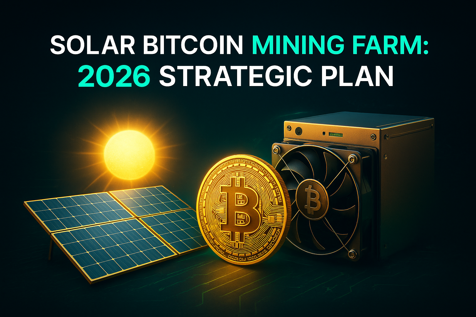 Solar Bitcoin Mining Farm: 2026 Strategic Plan