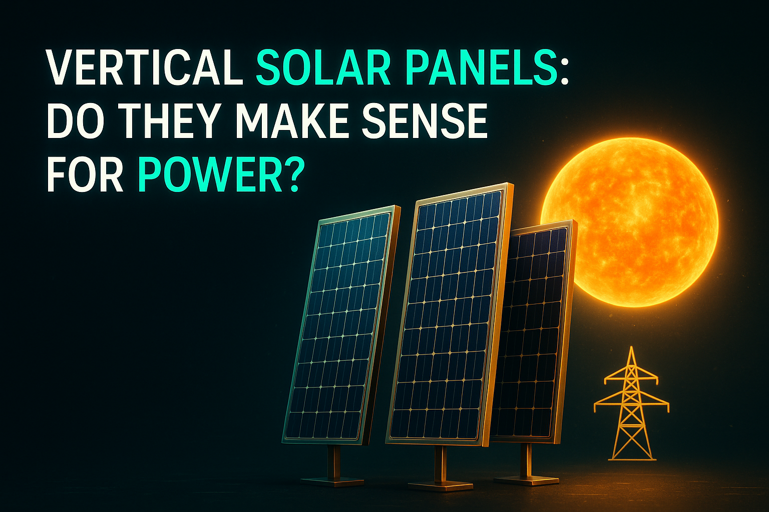 Vertical Solar Panels: Do They Make Sense for Power?