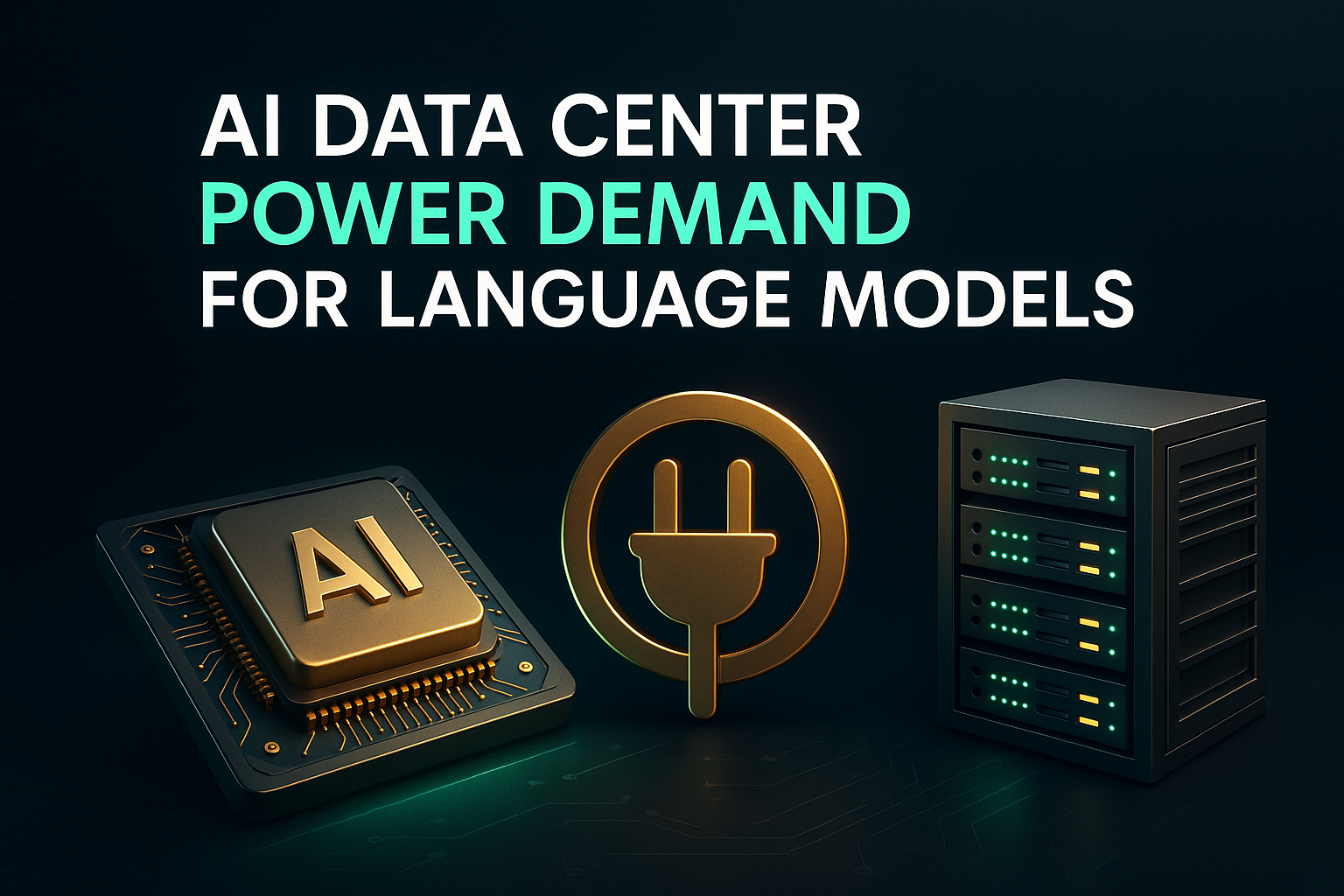 AI Data Center Power Demand for Language Models