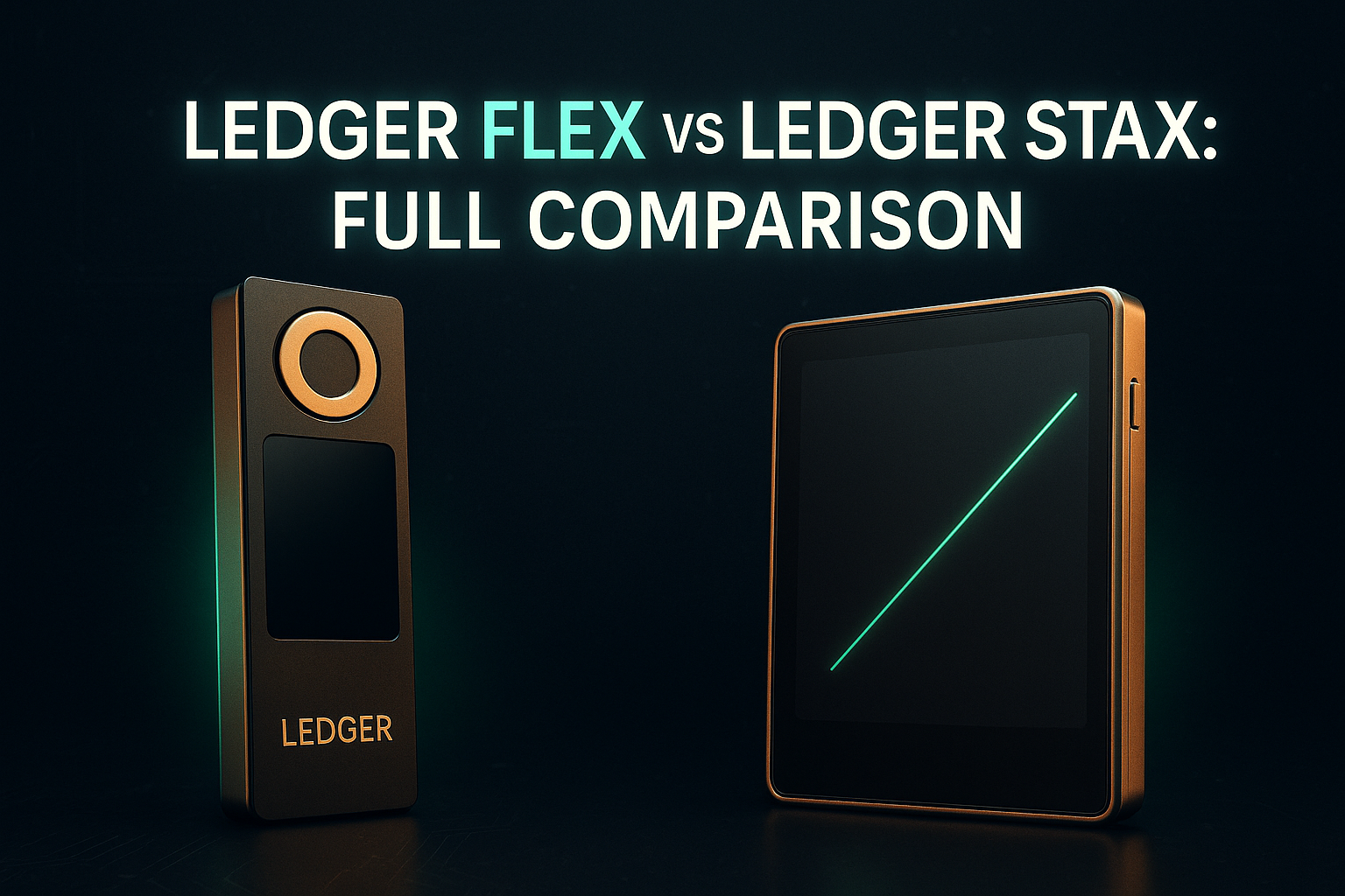 Ledger Flex vs Ledger Stax: Full Comparison