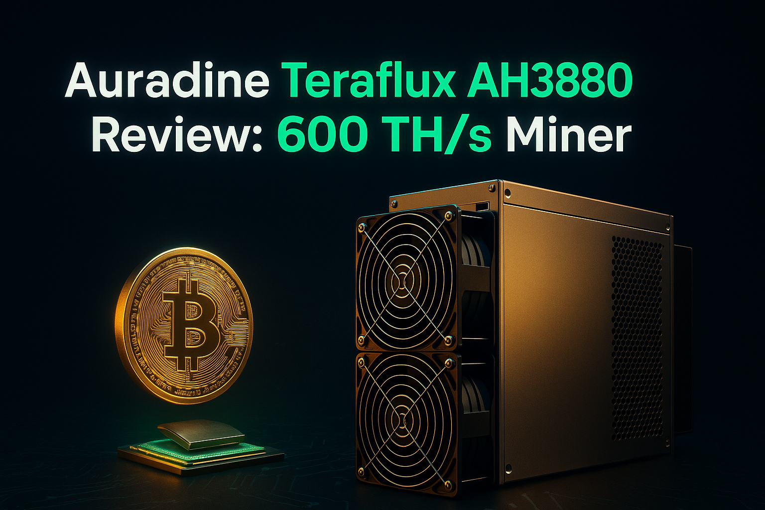 Auradine Teraflux AH3880 Review: 600 TH/s Miner