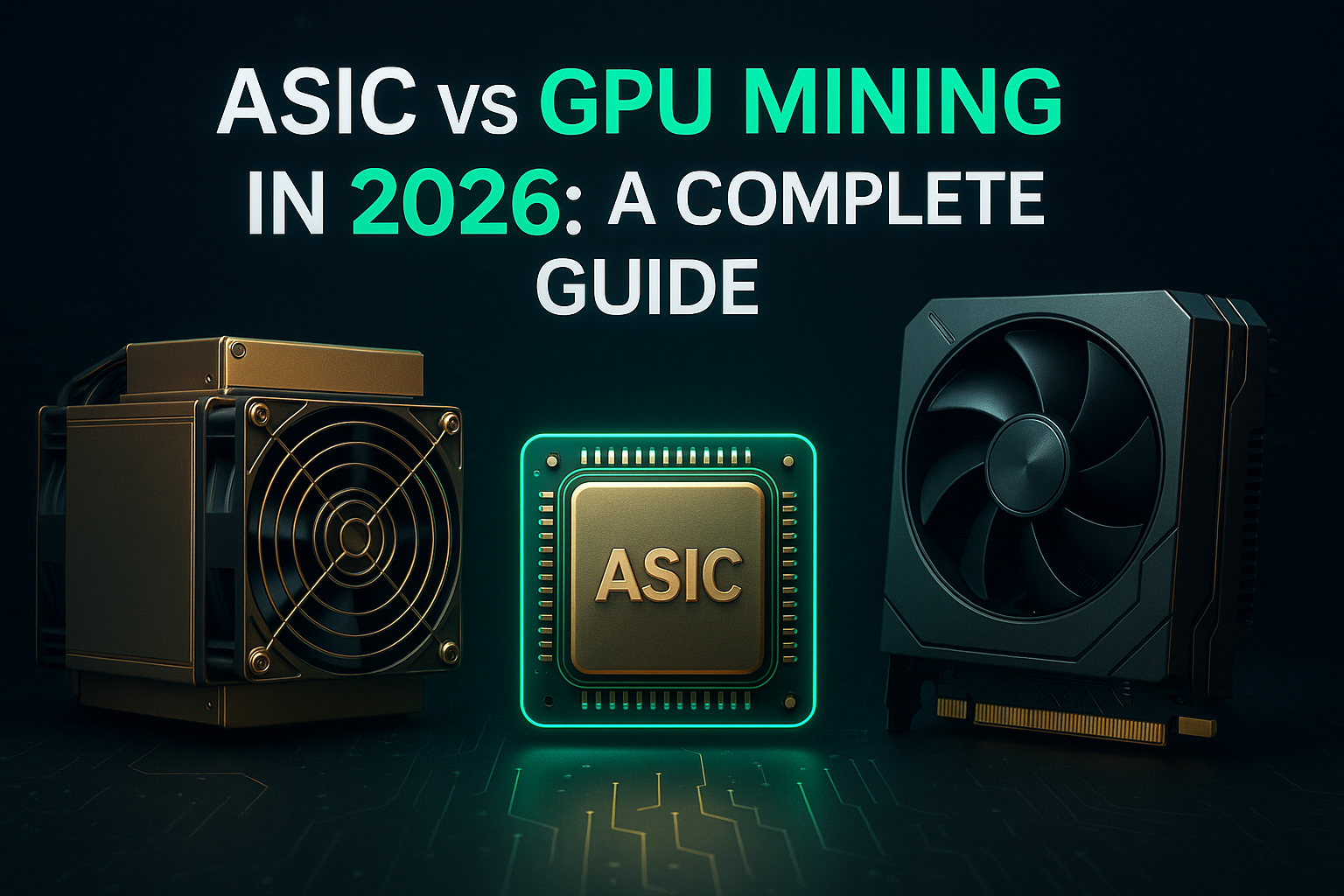 ASIC vs GPU Mining in 2026: A Complete Guide