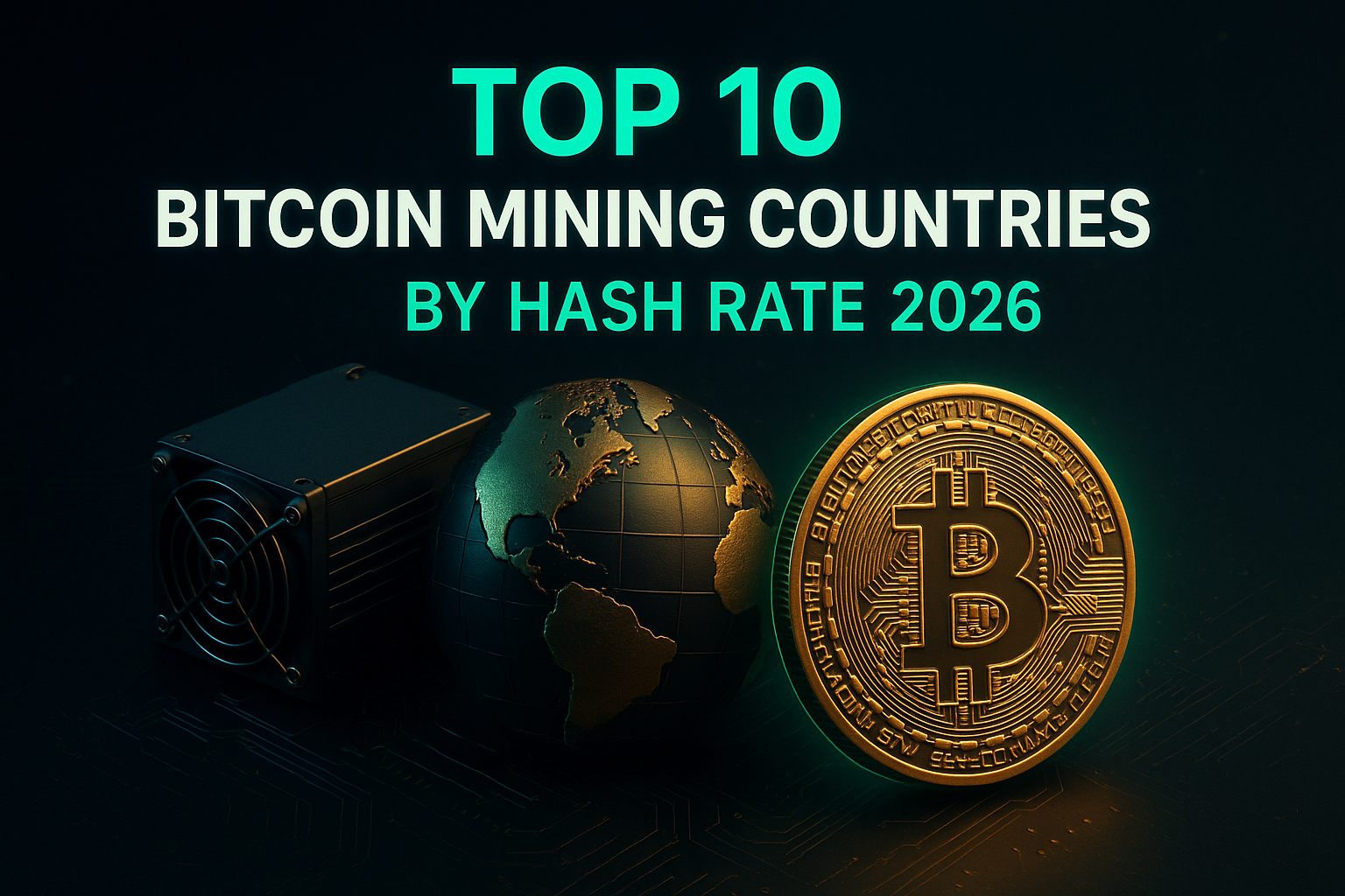 Top 10 Bitcoin Mining Countries by Hash Rate 2026