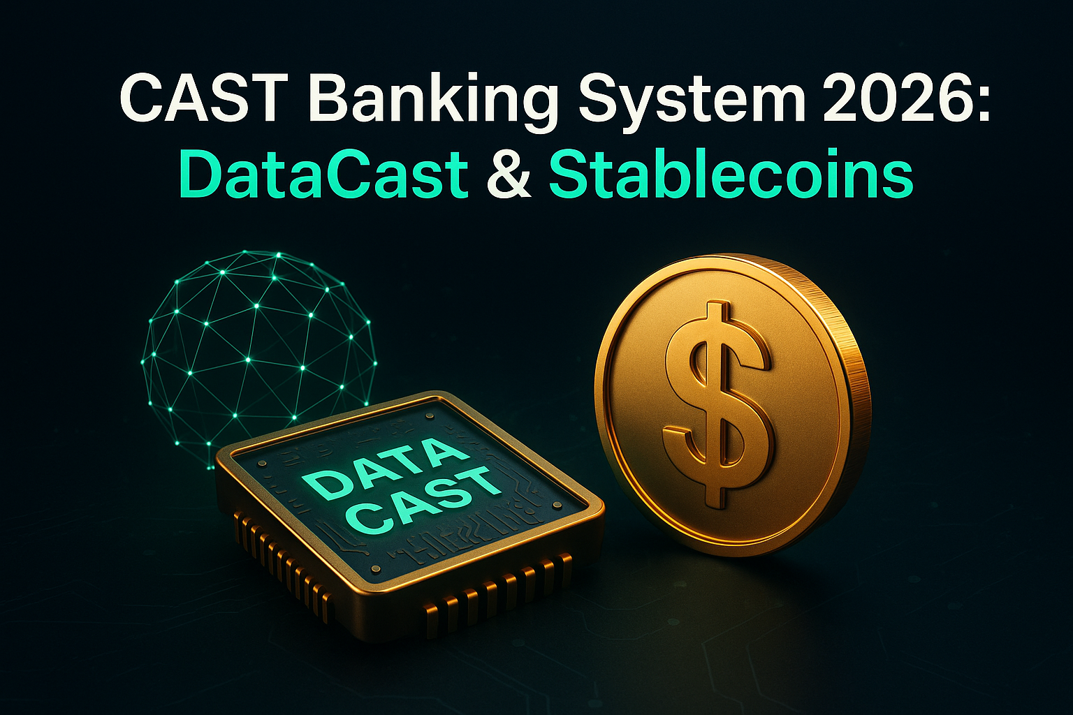 CAST Banking System in 2026:How  DataCast is Connecting Traditional Finance With a  Stablecoin Econmy