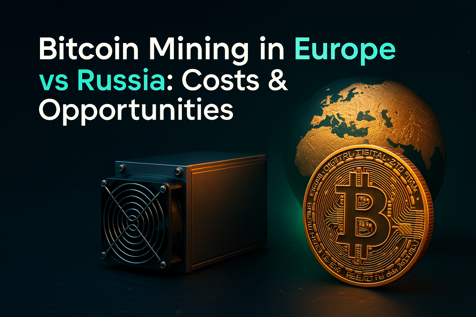 Bitcoin Mining in Europe vs Russia: Costs & Opportunities