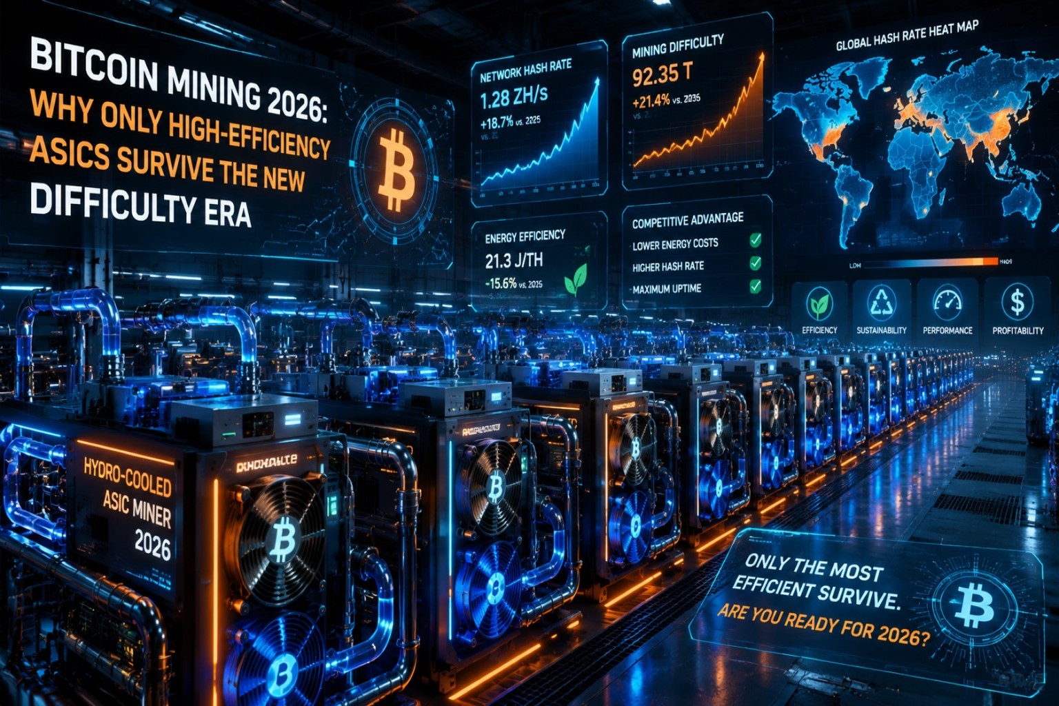 The State of Bitcoin Mining in 2026: Why Hardware Efficiency is the New Gold Standard