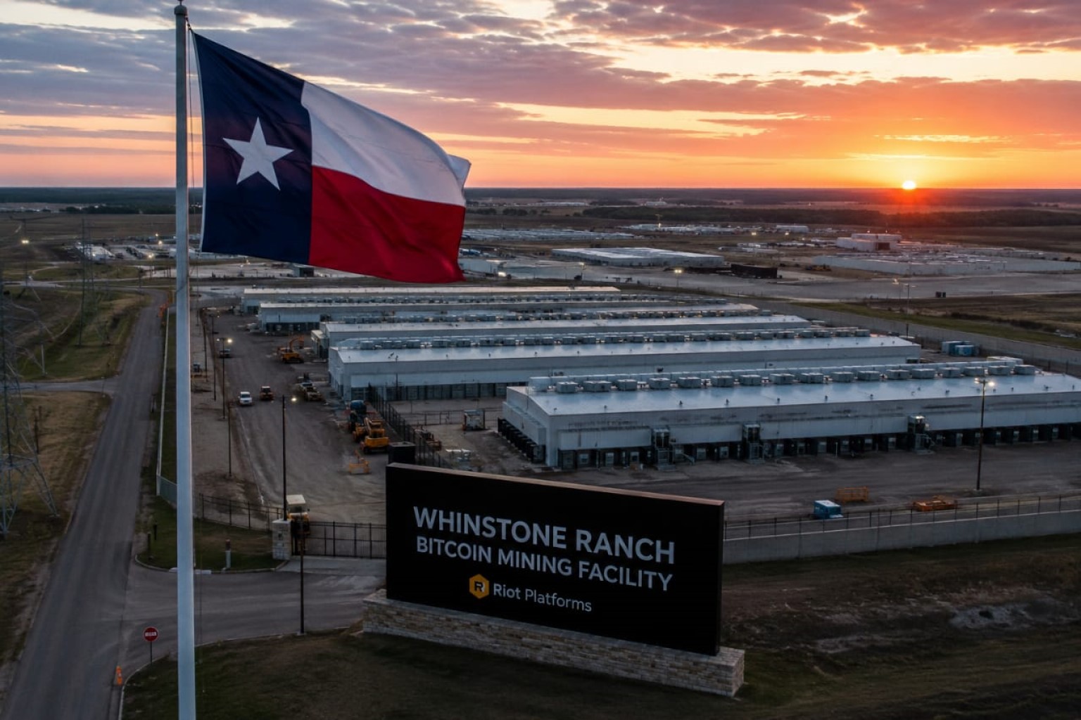 Inside the World’s Largest Bitcoin Mining Facility in Texas