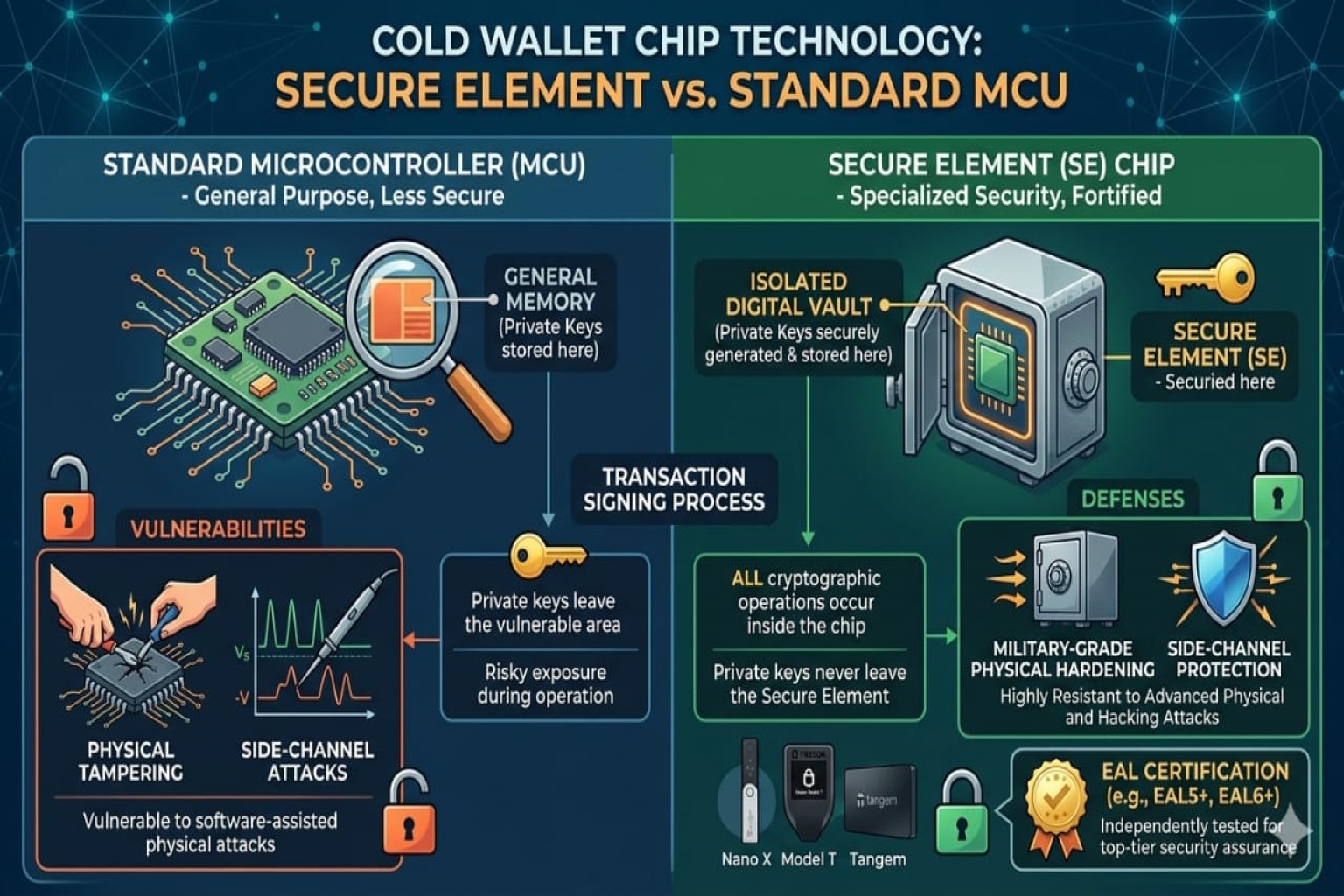 Cold Wallet Chips Explained: How Secure Element, EAL Certification, and Quantum-Resistant Tech Protect Your Crypto ASICMINING360