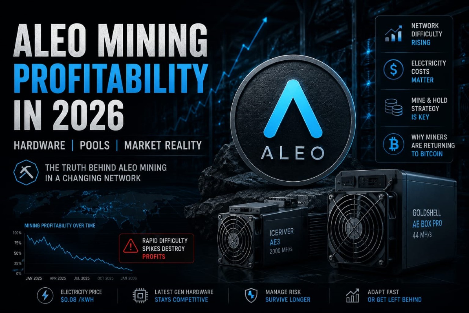 How to Evaluate ALEO Mining Profitability and Network Dynamics in 2026: Hardware, Pools, and Market Reality