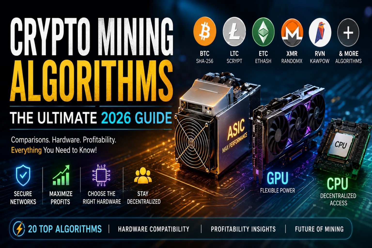Comprehensive Guide to Understanding Cryptocurrency Mining Algorithms and Hardware Compatibility