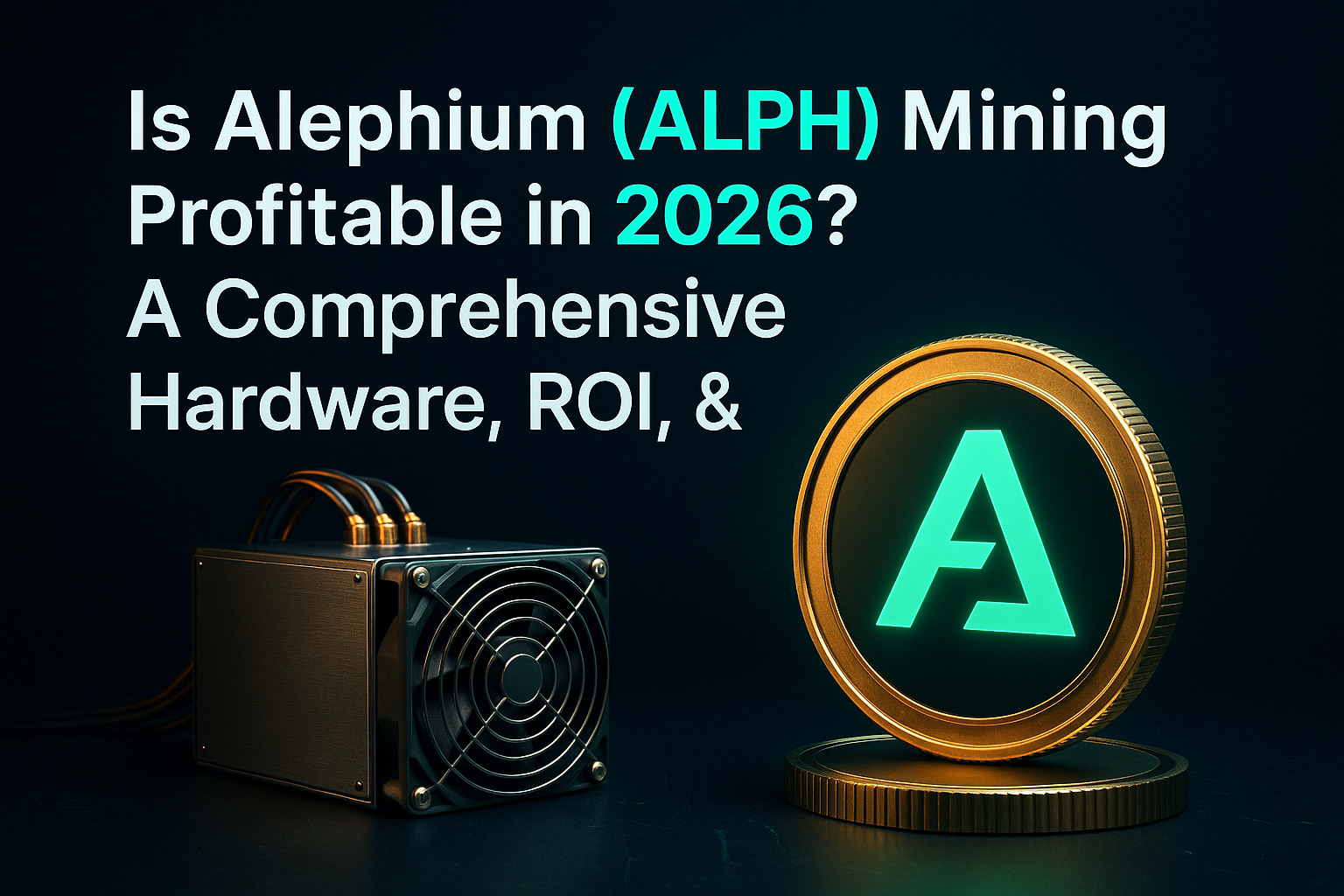 Is Alephium (ALPH) Mining Profitable in 2026? A Comprehensive Hardware, ROI, & Setup Analysis