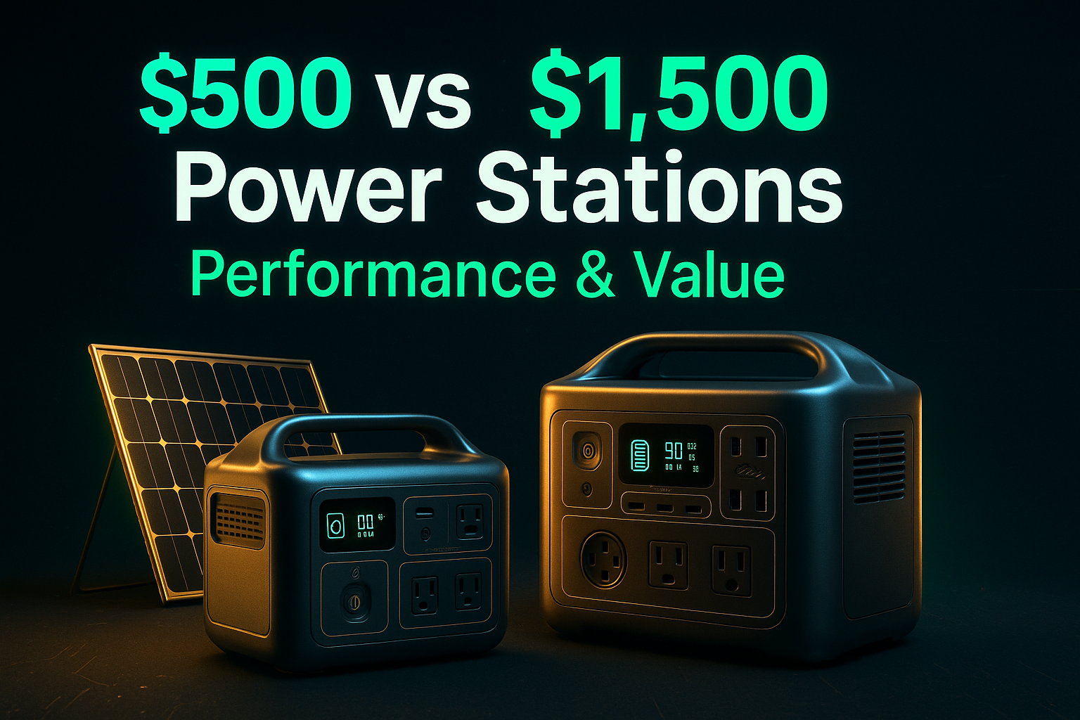 $500 vs $1,500 Power Stations: Performance & Value