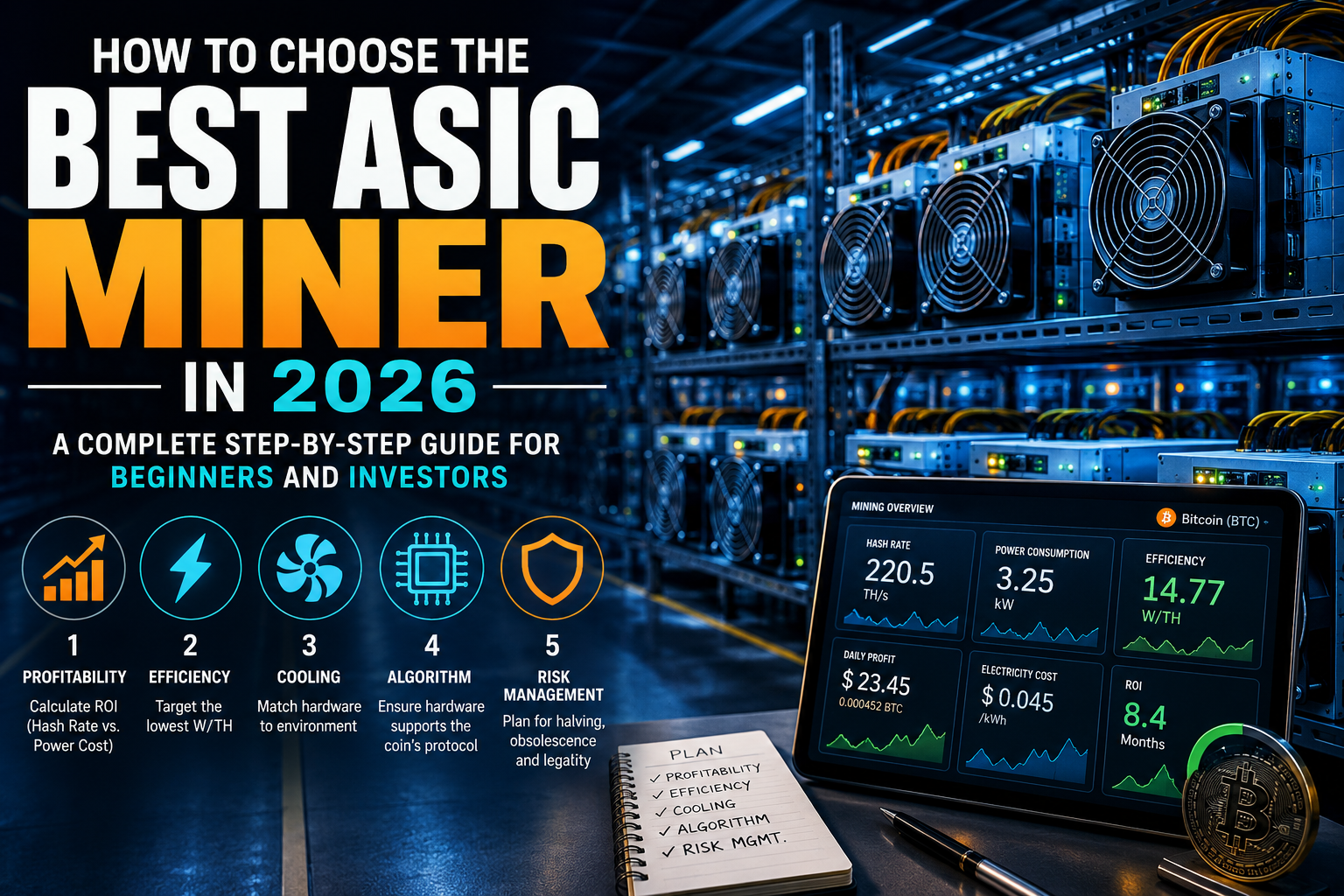 How to Choose the Best ASIC Miner for Profitable Crypto Mining in 2026: A Complete Step-by-Step Guide for Beginners and Investors