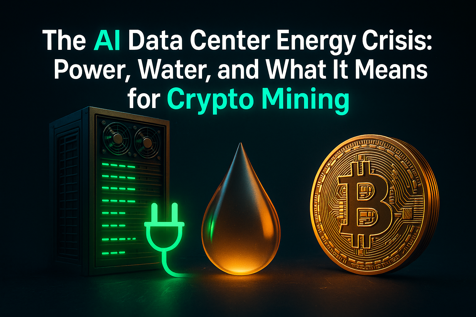 The AI Data Center Energy Crisis: Power, Water, and What It Means for Crypto Mining Infrastructure