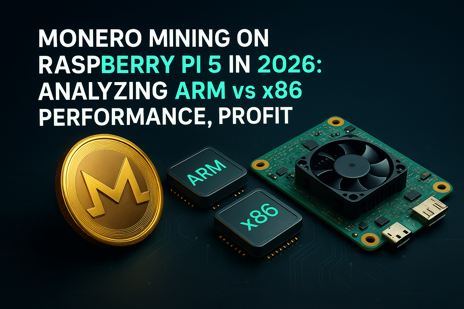 Monero Mining on Raspberry Pi 5 in 2026: A Comprehensive Analysis of ARM vs x86 Performance, Profitability, and RandomX Efficiency