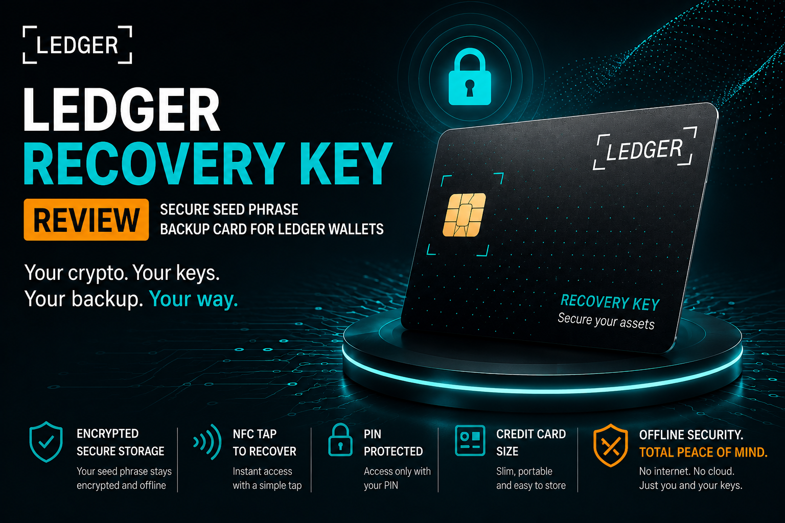 Ledger Recovery Key Review: Secure Seed Phrase Backup Card for Ledger Wallets