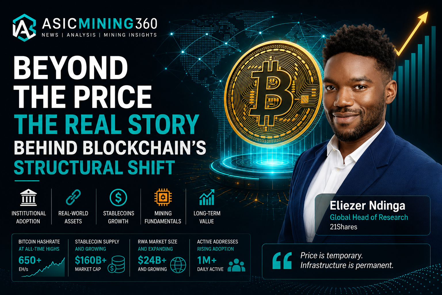 Beyond the Ticker: What an Asharq Bloomberg Interview Reveals About the Real Future of Blockchain