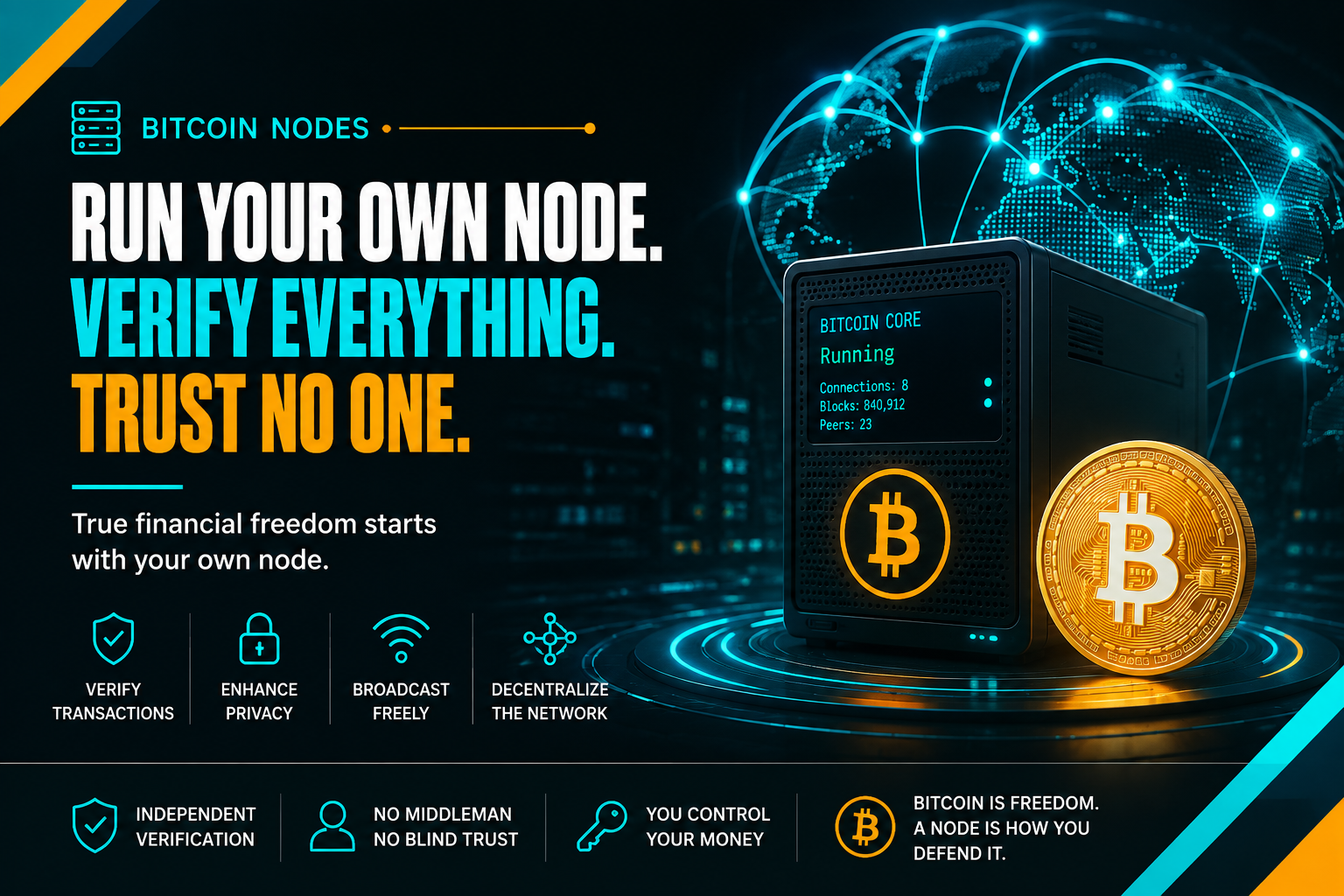 A Deep Dive into Bitcoin Nodes: Why Running Your Own Node Is Critical for Financial Sovereignty