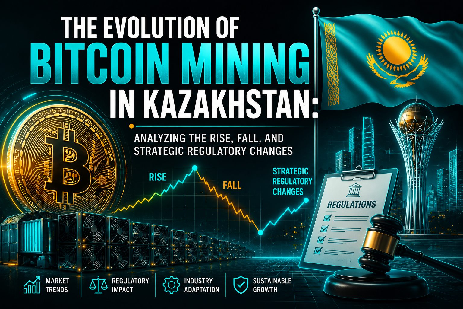 The Evolution of Bitcoin Mining in Kazakhstan: Analyzing the Rise, Fall, and Strategic Regulatory Changes