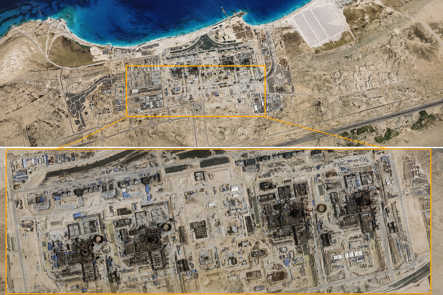 El-Dabaa Nuclear Power Plant Construction Site — Satellite View from Google Earth.png