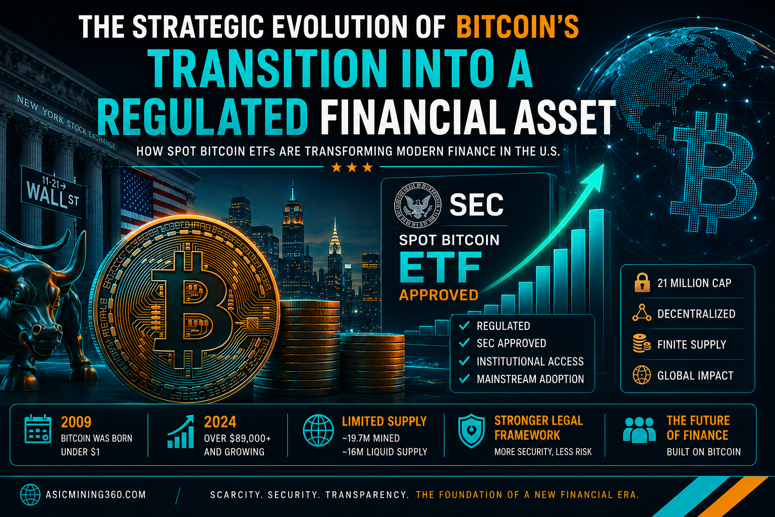 The Strategic Evolution of Bitcoin’s Transition Into a Regulated Financial Asset in the United States