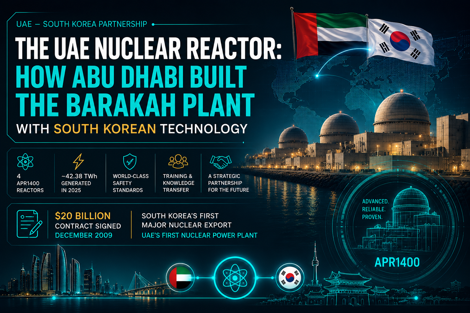 UAE Nuclear Reactor: How Abu Dhabi Built the Barakah Nuclear Plant With South Korean Technology