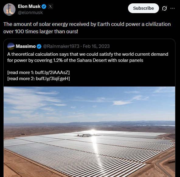 Elon Musk's Tweet Could Solar Power a Civilization 100 Times Larger Than Ours.PNG