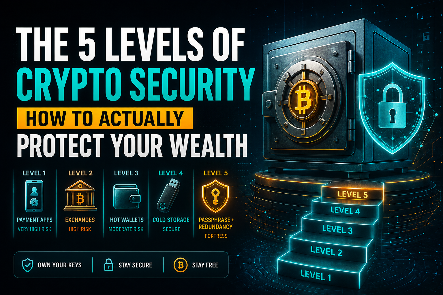 The 5 Levels of Crypto Security: A Complete Guide to Protecting Your Cryptocurrency