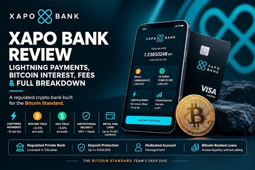 Xapo Bank Review 2026: Lightning Payments, Bitcoin Interest, Fees & Full Breakdown