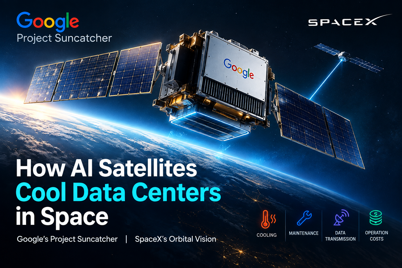How Do Satellites Get Rid of the Enormous Heat Generated by Their Processors in Space?