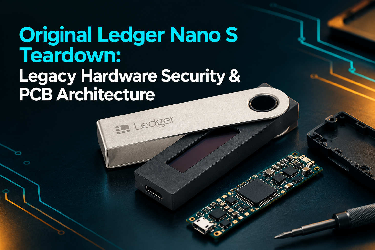 Original Ledger Nano S Teardown: Legacy Hardware Security & PCB Architecture