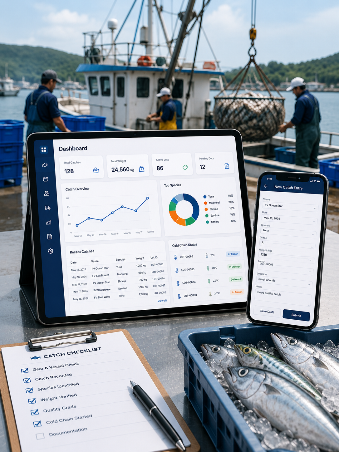 Fishing and seafood operations