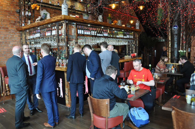 Shiraz Palace Mediterranean restaurant interior Liverpool