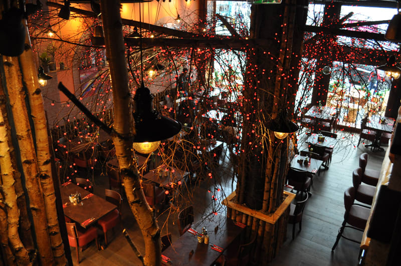 Shiraz Palace Mediterranean restaurant interior Liverpool