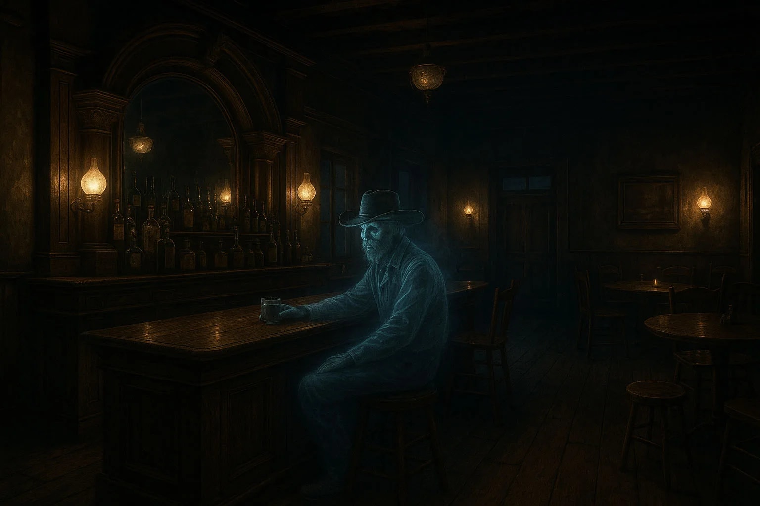 Houston Haunted Pub Crawl - guests enjoying haunted pub crawl in historic Houston bars