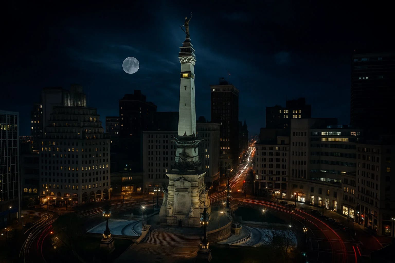 Historic Indianapolis, Indiana - haunted capital city and downtown monuments
