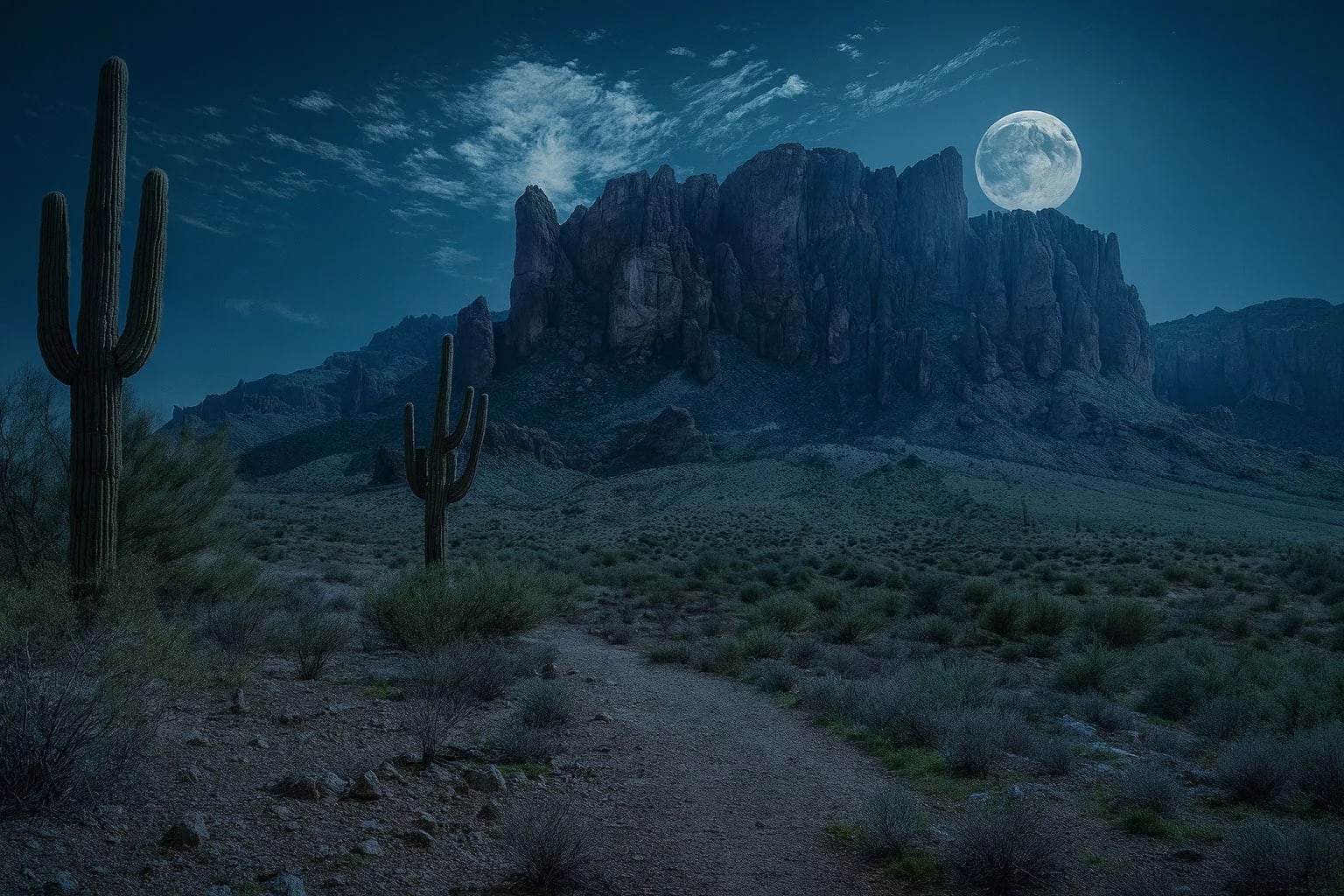 The Haunted Superstition Mountains