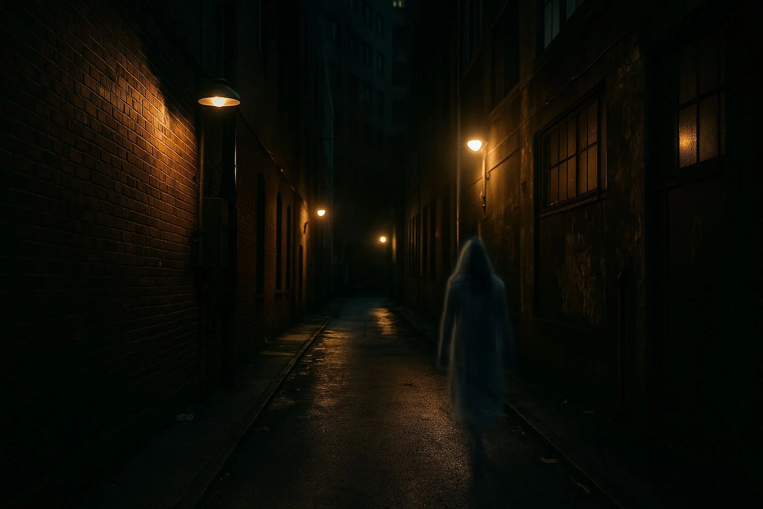 The Dark Below Ghost Tour - ghost tour group exploring haunted Portland locations at night