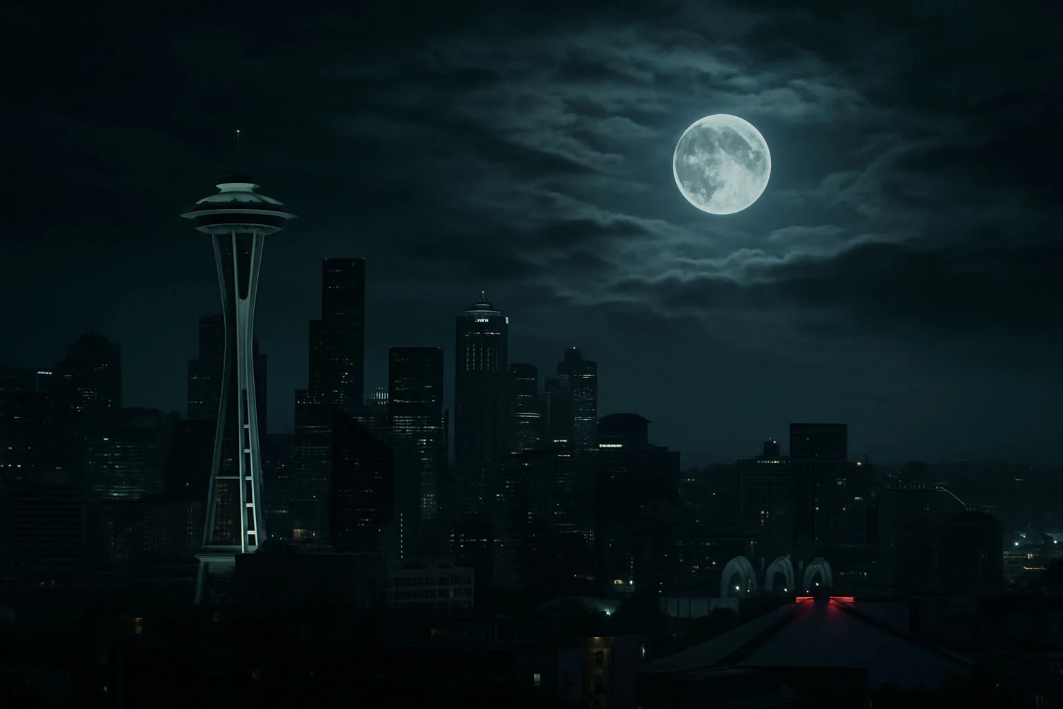 El Tour de Fantasmas de Seattle - grupo de tour de fantasmas explorando lugares embrujados de Seattle por la noche