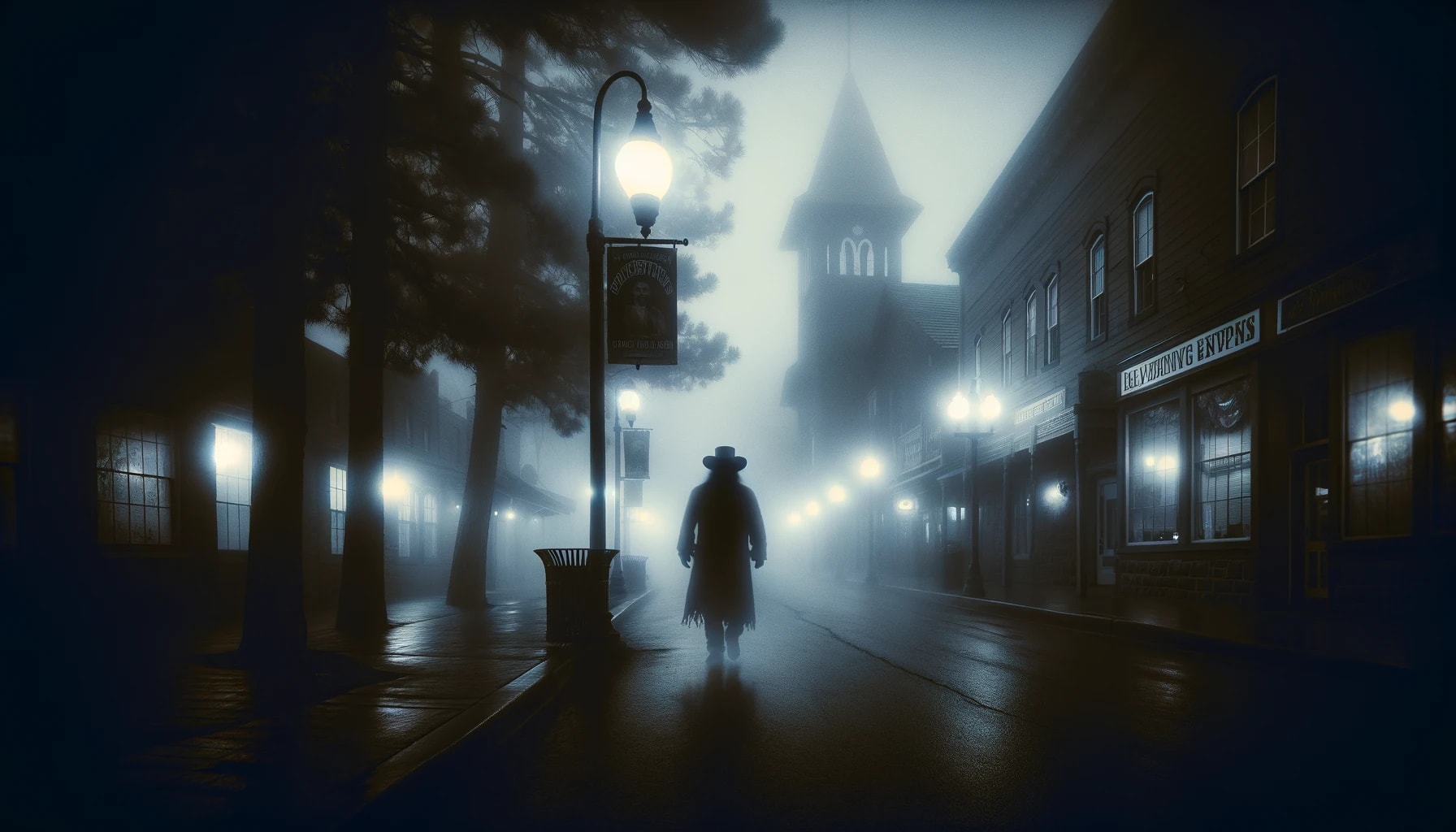 The Ghosts of Flagstaff Tour - ghost tour group exploring haunted Flagstaff locations at night