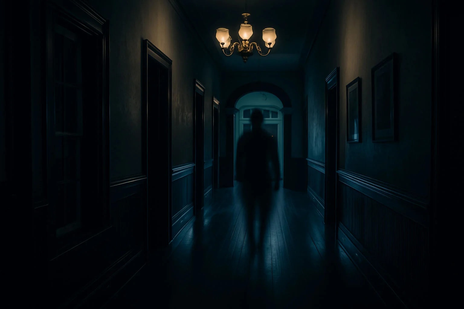 The Ghosts of Franklin Tour - ghost tour group exploring haunted Franklin locations at night