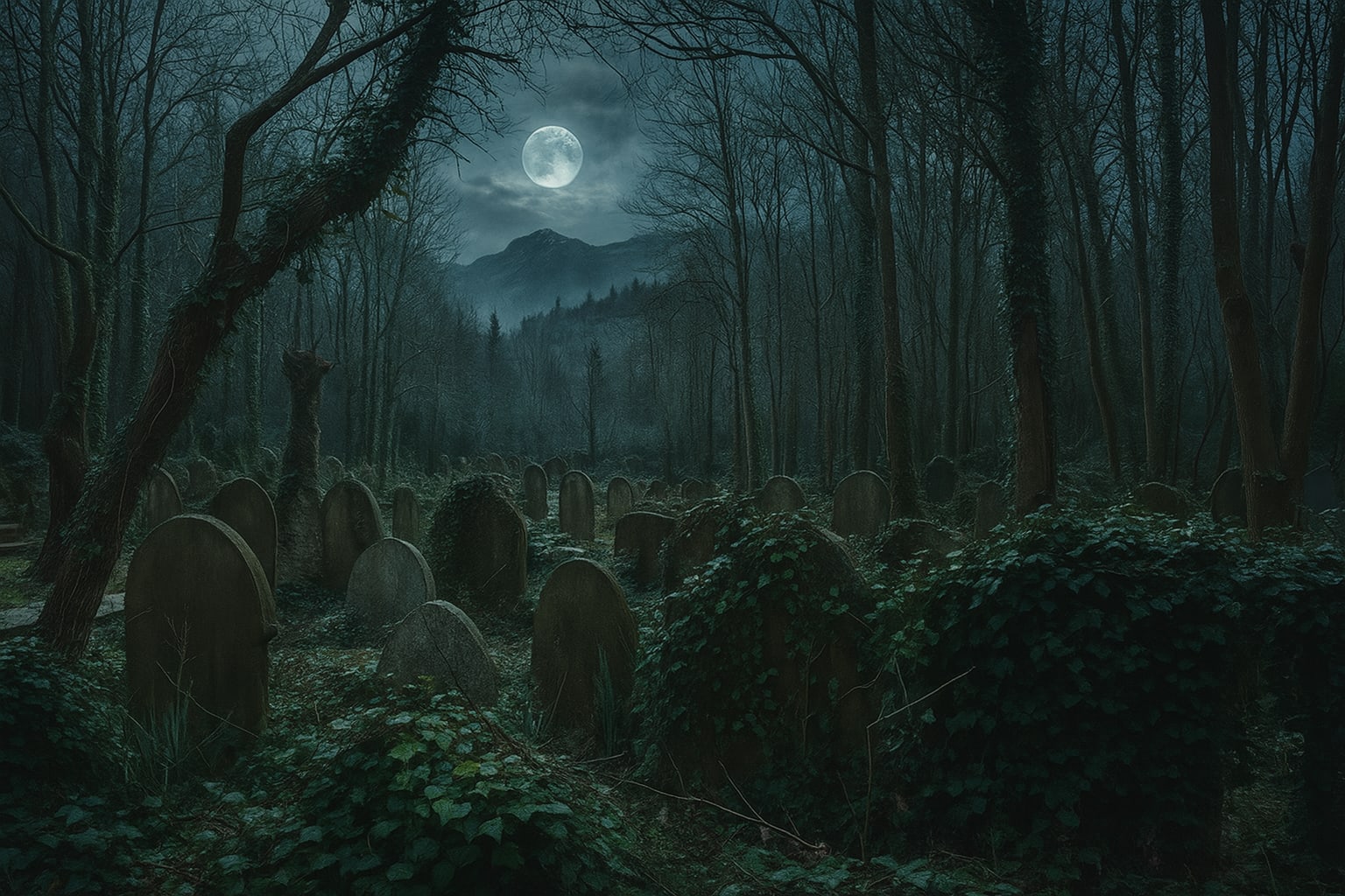 The Grave Intentions Ghost Tour - ghost tour group exploring haunted Gatlinburg locations at night