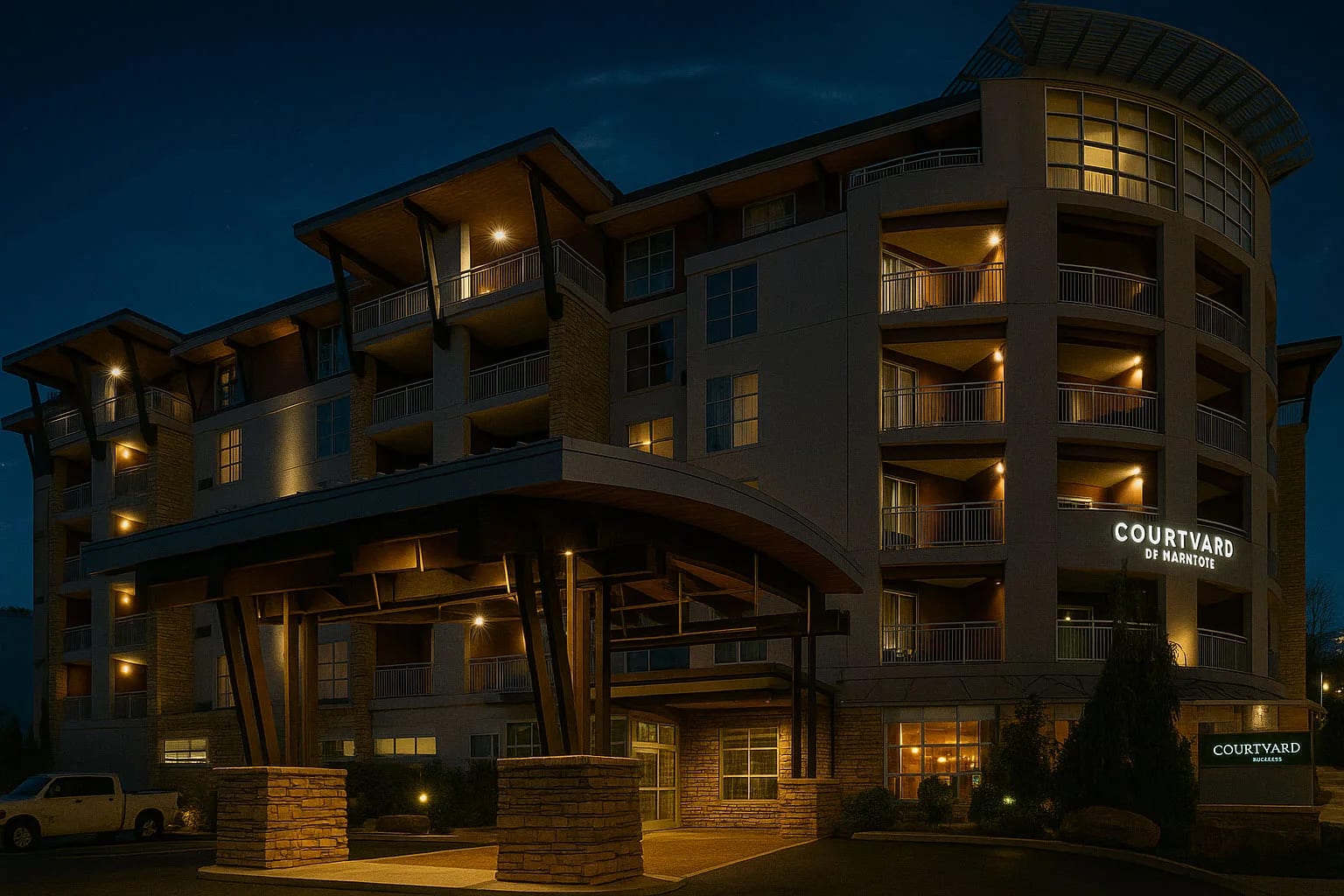 The Courtyard Marriott