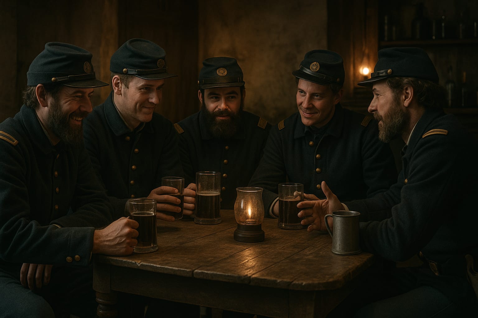 The Gettysburg Haunted Pub Crawl - guests enjoying haunted pub crawl in historic Gettysburg bars