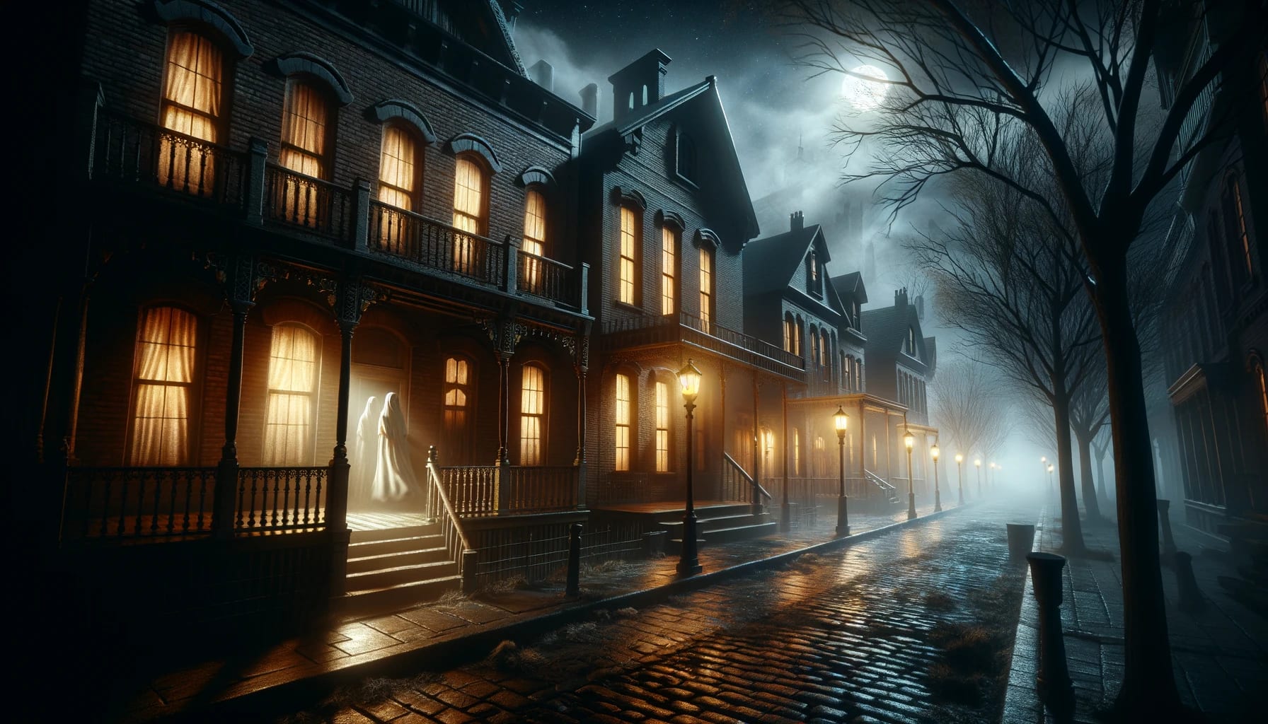 Gettysburg cityscape at twilight - backdrop for Ghost City Tours